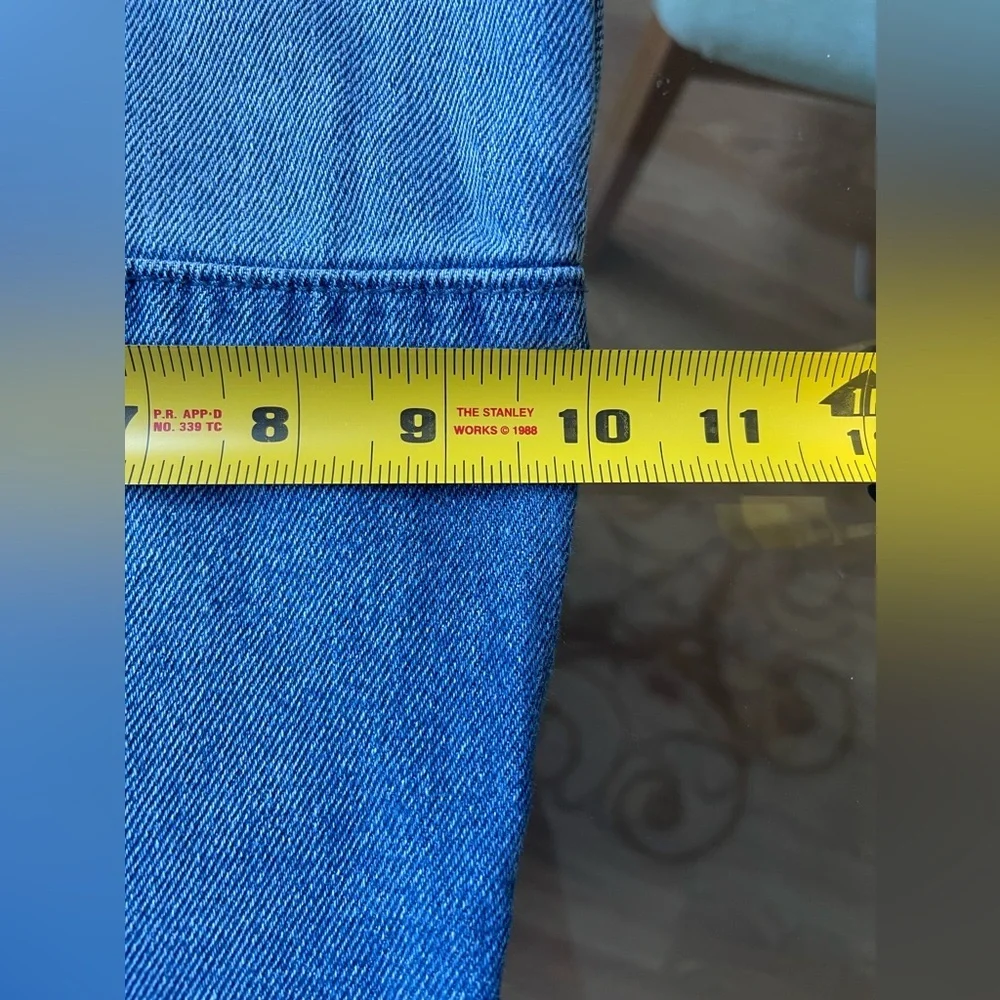 Hollister high rise Jeans. Patchwork. Size 26 with 27 in inseam - Picture 6 of 16